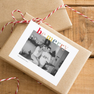 Julfotopatfamilj Färgstark reklam Vykort