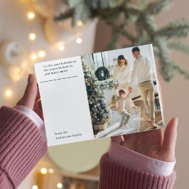 Julfotopatfamilj | GLAD HELG Vykort