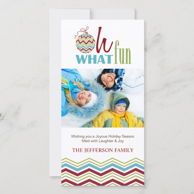 Julfotoport, Helgdag Julkort (Framsida)