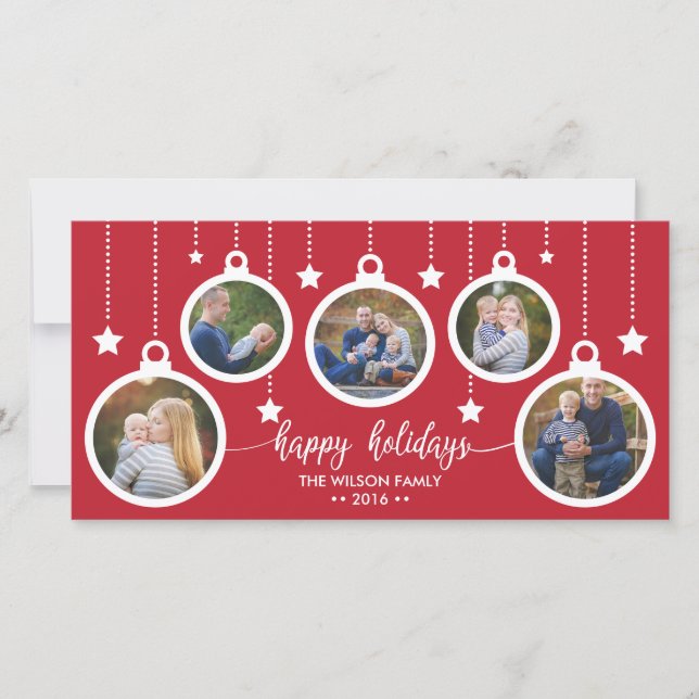 Julfotoport, Helgdagar, prydnadsföremål Julkort (Framsida)