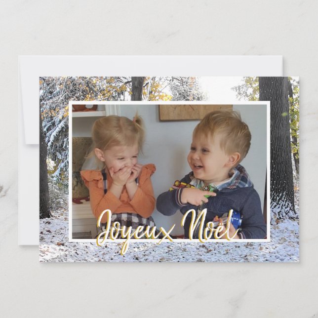 Julfotoport Joyeux Noël (Framsida)