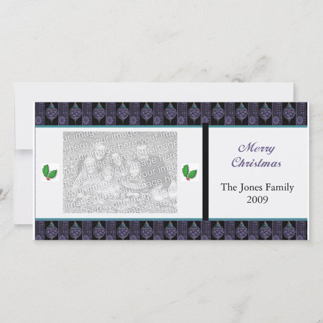 Julfotoport, Personlig Julkort (Framsida)