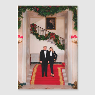 Julfotsteg President Donald Trump & Melania