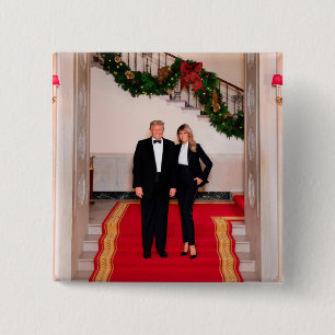 Julfotsteg President Donald Trump & Melania Knapp