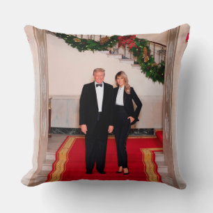 Julfotsteg President Donald Trump & Melania Kudde
