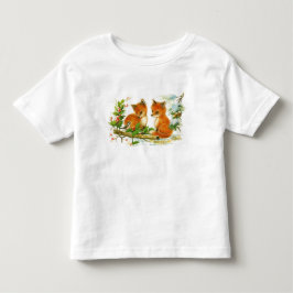 Julfoxar för Cute Vintage Tröja
