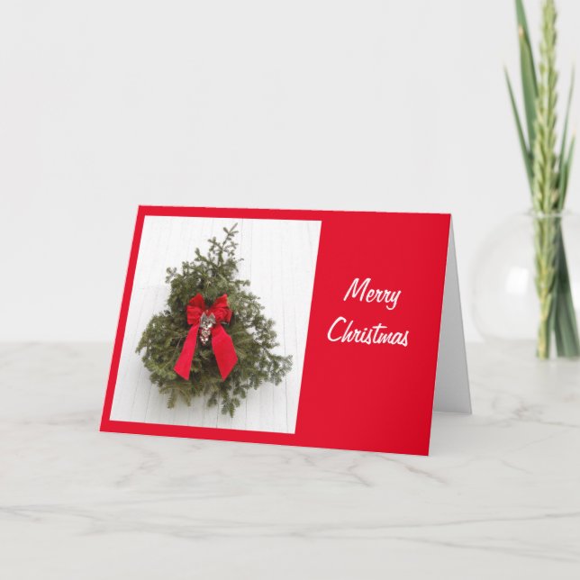 Julfrand och Bow Helgkort (Framsida)