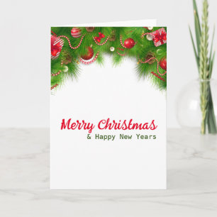 Julfrand och Röda Lökar och Presenter Kort