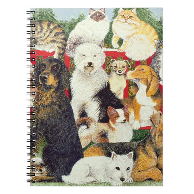 Julfred Anteckningsbok Med Spiral (Framsidan)