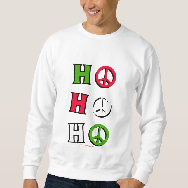 Julfred"ho ho ho" - tröja sweatshirt (Framsida)