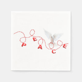Julfreden med White Dove Pappersservett
