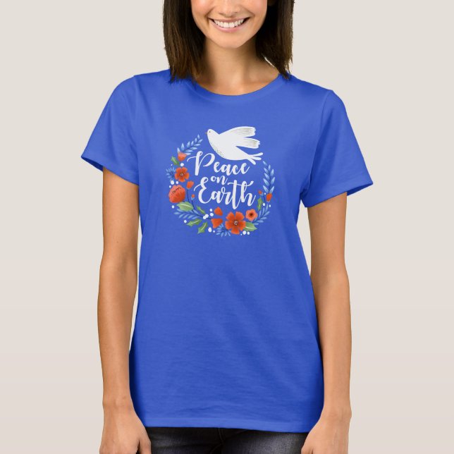 Julfreden på Earth Cute T Shirt (Framsida)