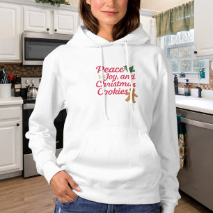 Julfreds-cookies citerar rött t shirt