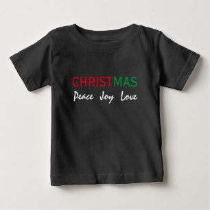 JULFRID GLÄDJE KÄRLEK TYPOGRAFI T SHIRT