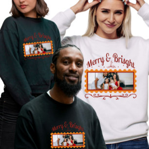 Julfrimjällesstämpel med anpassad familjefoto t shirt