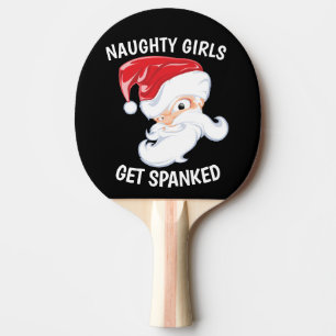 JULFRU FLIK VÄN FUNNY TOMTE PINGISRACKET