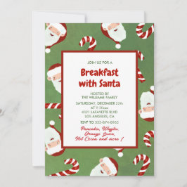 Julfrukost-inbjudan med Santa Barley Inbjudningar