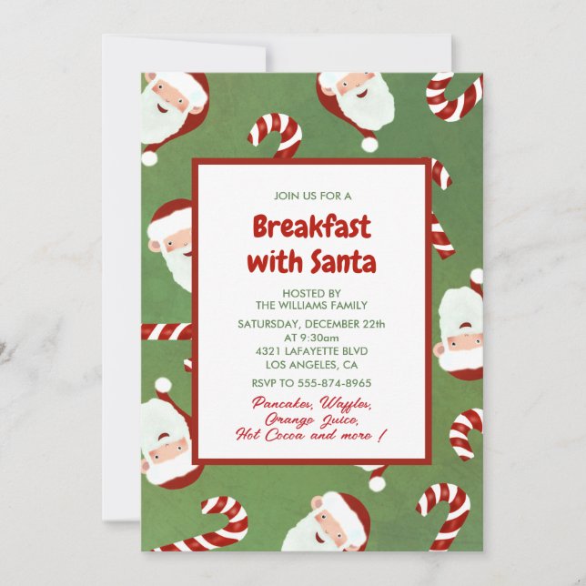 Julfruktsinbjudan med Tomte Korn Inbjudningar (Framsida)
