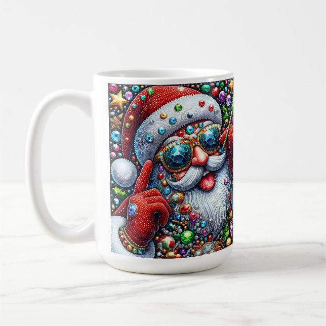 Julful sweater-design kaffemugg (Vänster)