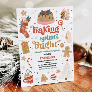Julfummel Sprit Bright Cookie-dekoration Inbjudningar