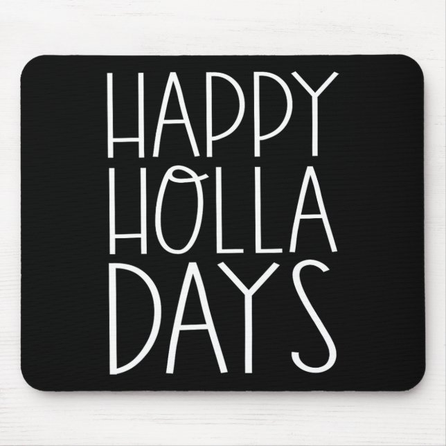 Julfusk citerar Lycklig Holla Days Musmatta (Framsidan)