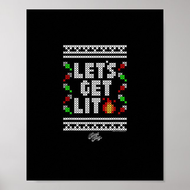 Julfusk - Låt oss Lit Poster (Framsidan)