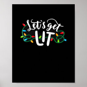 Julfusk Pajamas Låt oss Kl. Poster
