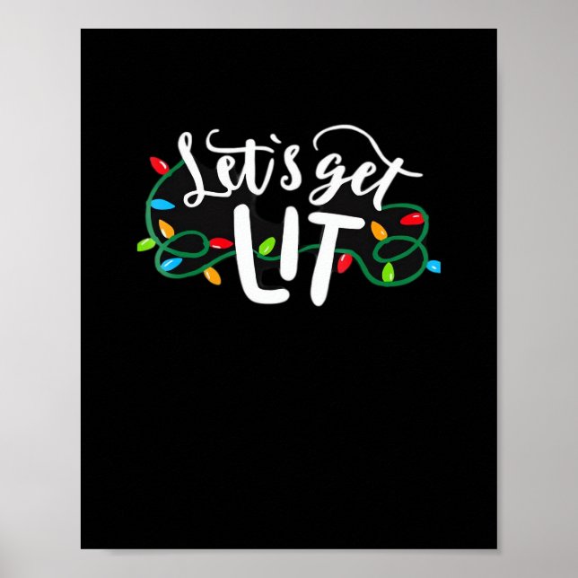 Julfusk Pajamas Låt oss Kl. Poster (Framsidan)