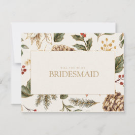 Julfutage Bridesmaid Frieri kort