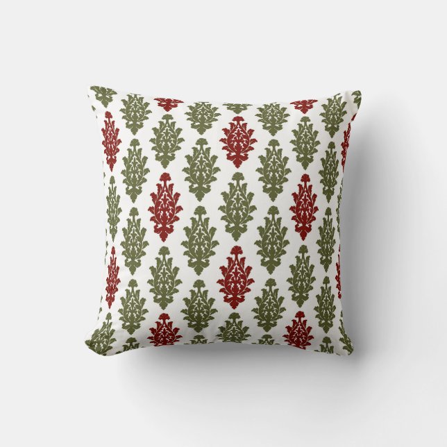 Julfyllning för Red/Grönt Designer Kudde (Framsida)