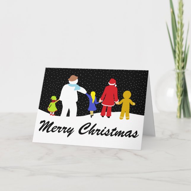 Julgangen-Helgdag Helgkort (Framsida)