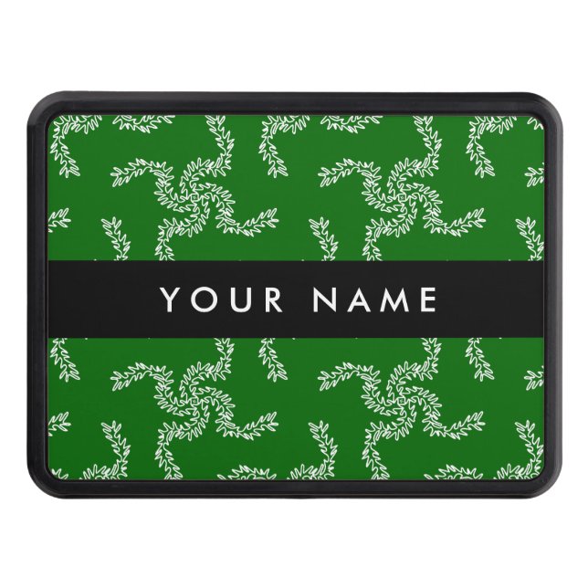 Julgarland, Grönt, ditt namn, Anpassa Dragkroksskydd (Framsidan)