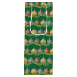 Julgarland och prydnadsföremål helgdag mönster