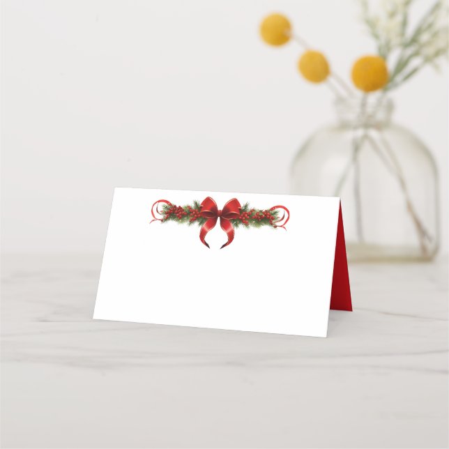 Julgarland Placeringskort (Framsida)