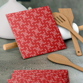 Julgarland Red, Julens Dekoration, Julafton Kakelplatta