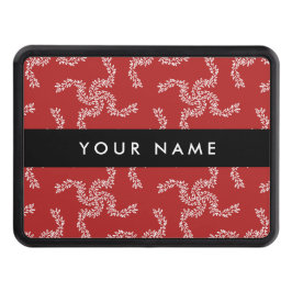 Julgarland, rött, ditt namn, Anpassa Dragkroksskydd