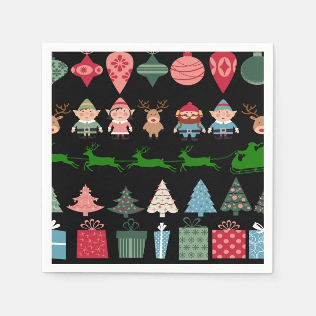 Julgarna och fler pappersservett (Framsidan)