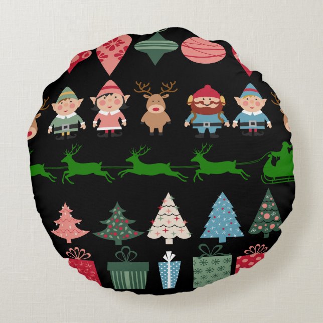 Julgarna och fler rund kudde (Baksidan)