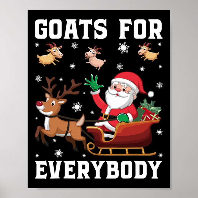 Julgata, underbart Goat för alla Poster (Framsidan)