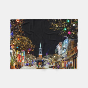 Julgatukyrkan och Snö Fleecefilt