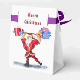Julgåva - favoritbox Bodybyggder Santa Roligt Presentaskar