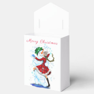Julgåva - favoritruta Snögubbe och flickdosa Presentaskar