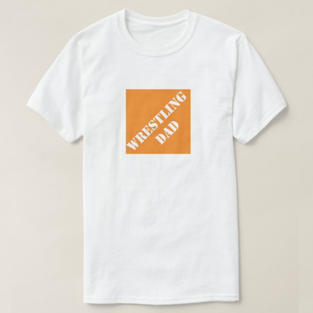 Julgåva Idea för brottning i Pappa Tee Shirt (Design framsida)