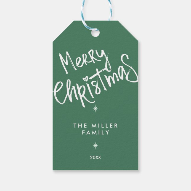 Julgåva - Märkre Presentetikett (Baksidan)