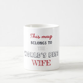 Julgåva med minimalistisk bästa fru kaffemugg