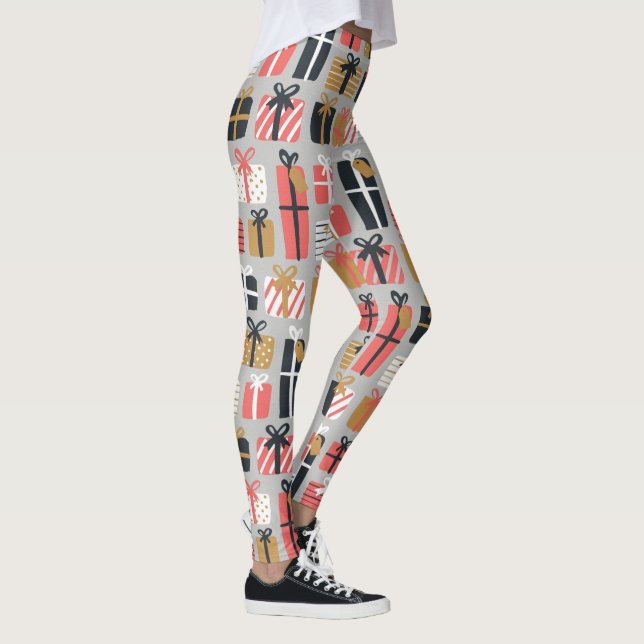Julgåva Mönster Leggings (Höger)