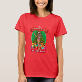 Julgåva till kvinnor SÅ MÅNGA POLKAGRISAR T-Shirt