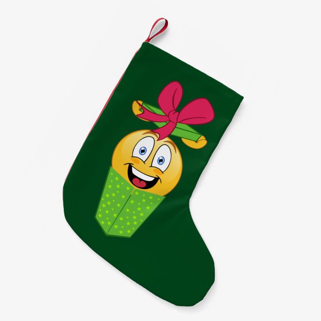 JulgåvaEmoji strumpa (Framsidan (Hängande))
