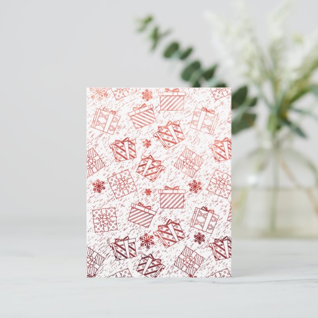 Julgåvor 5 vykort (Stående Fram)