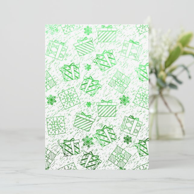 Julgåvor 7 tack kort (Stående Fram)